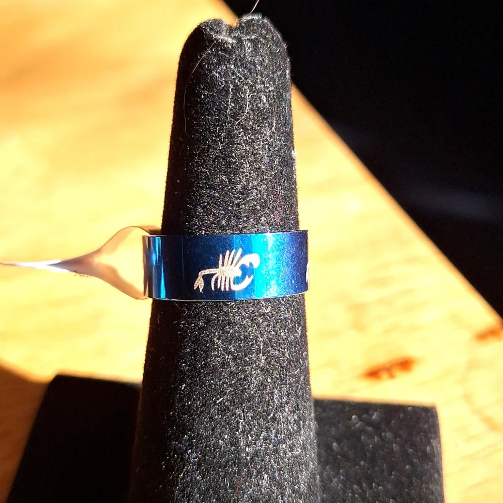 Men's scorpion stainless steel ring Size 7 (17mm)